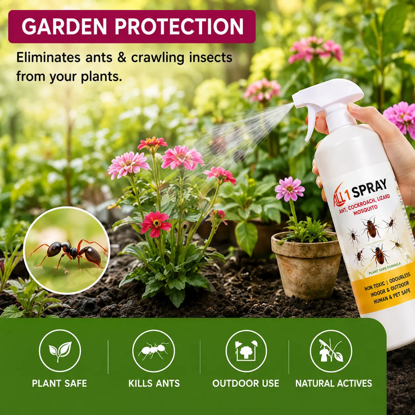 All-in-One Pest Control Combo | Rodent, Cockroach, Ant & Lizard Repellent Spray for Complete Home Safety