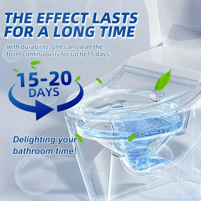 ✨🚽 Blue Bubble Toilet Cleaner Keep Your Toilet Fresh & Sparkling Clean