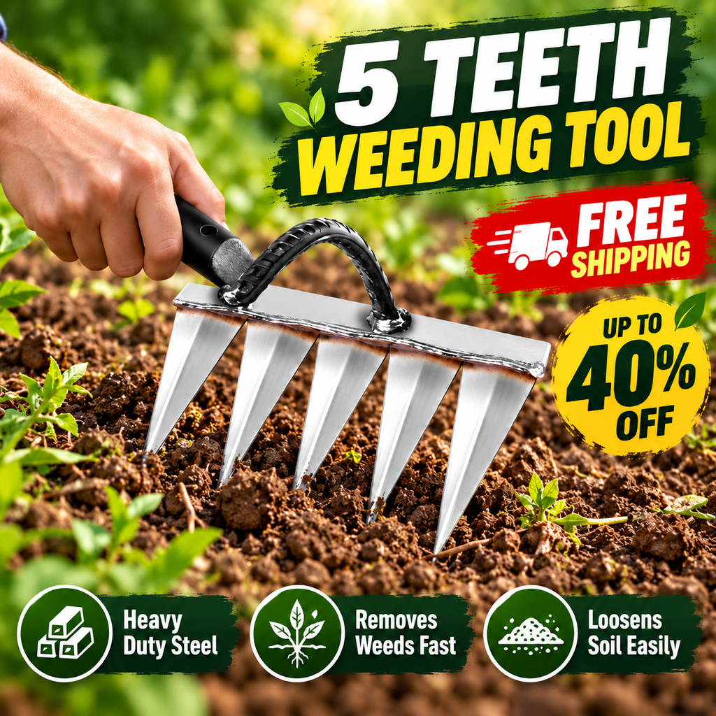 Teeth Carbon Steel Garden Weeding