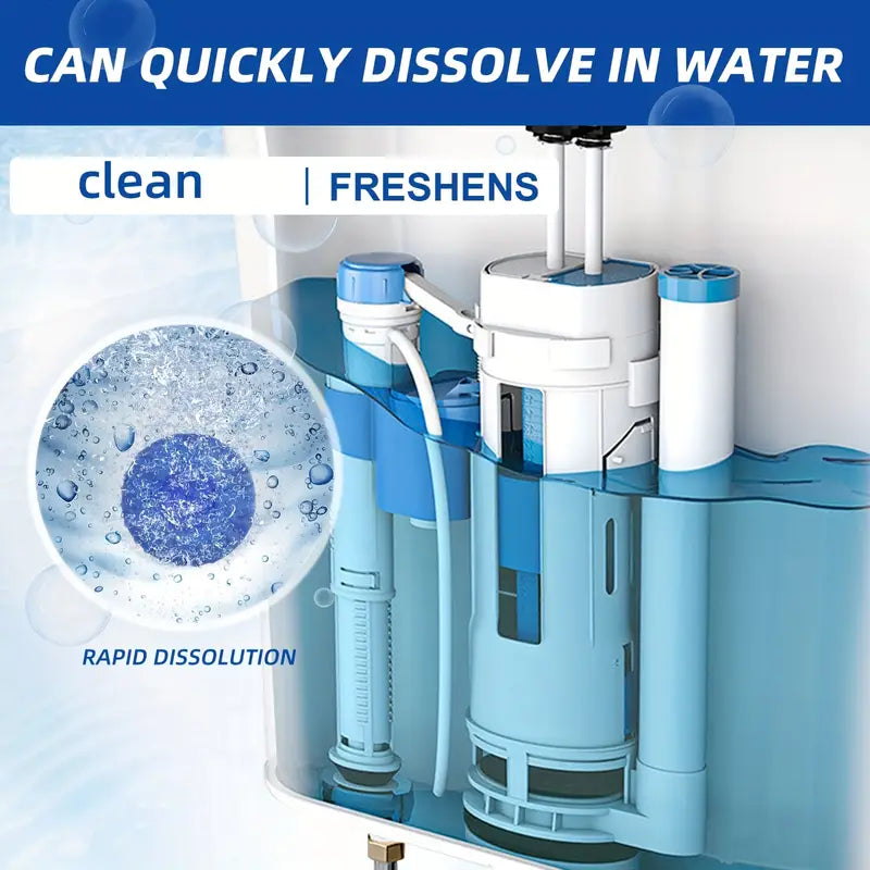 ✨🚽 Blue Bubble Toilet Cleaner Keep Your Toilet Fresh & Sparkling Clean