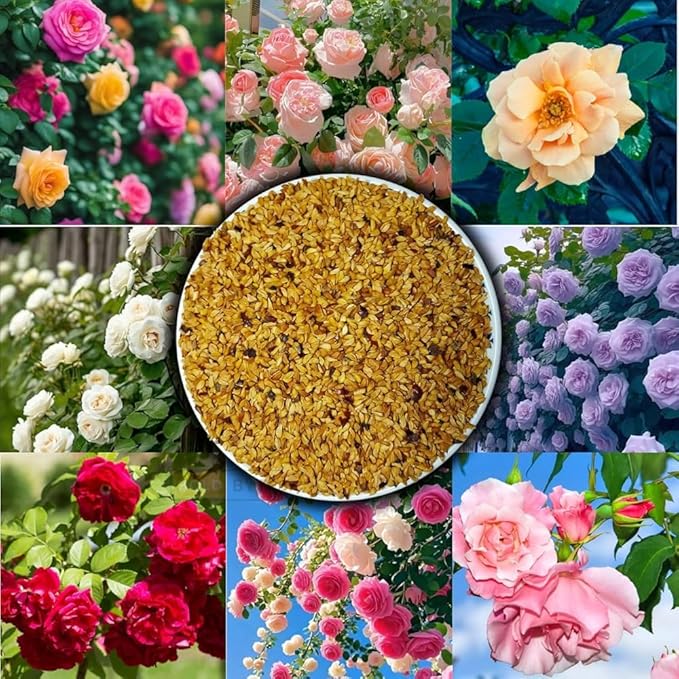 🌹 Elegant Climbing Rose Flower Seeds Beautiful Blooming Garden Roses