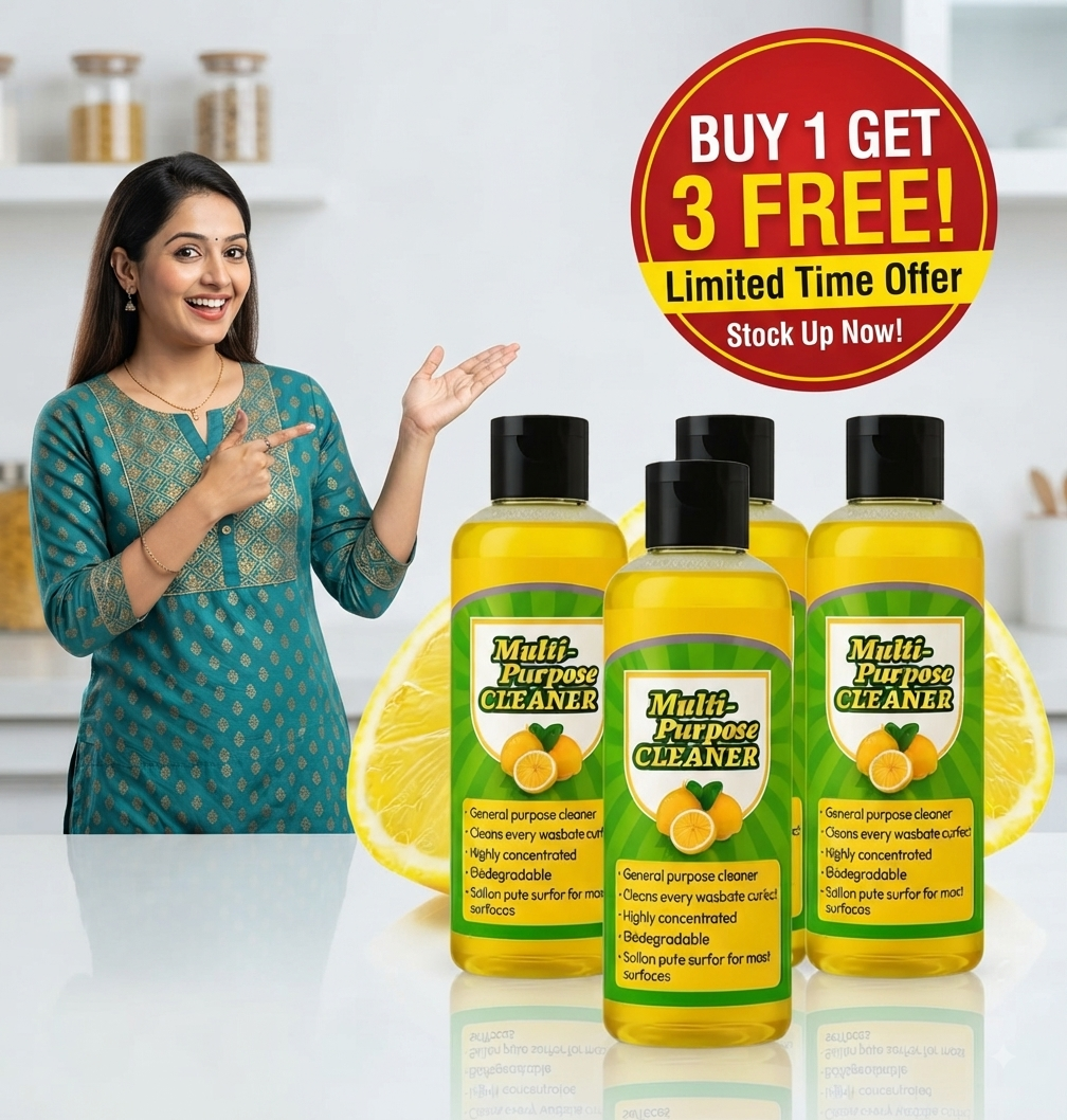 ✨ Powerful Multi-Surface Miracle Cleaner (Pack of 4)
