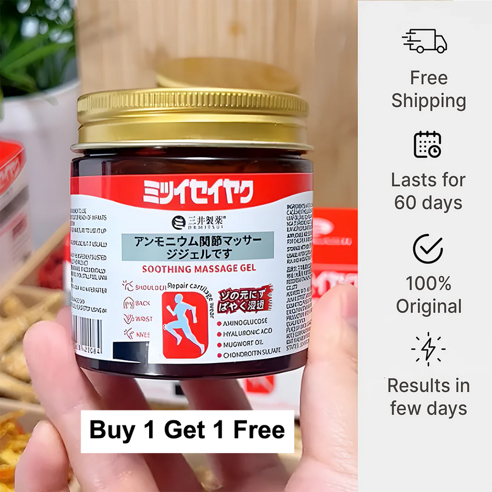 Japanese Herbal Joint & Muscle Relief Gel (Buy 1 Get 1 Free)