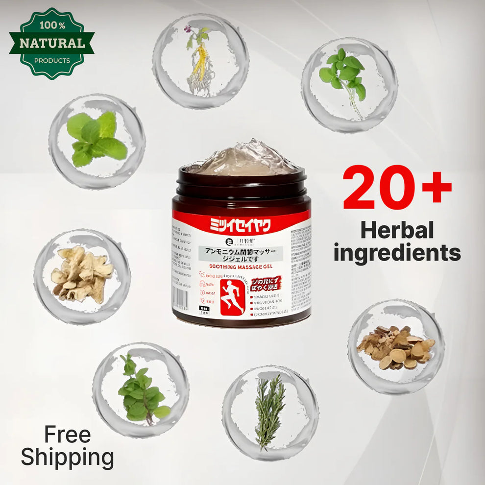 Japanese Herbal Joint & Muscle Relief Gel (Buy 1 Get 1 Free)