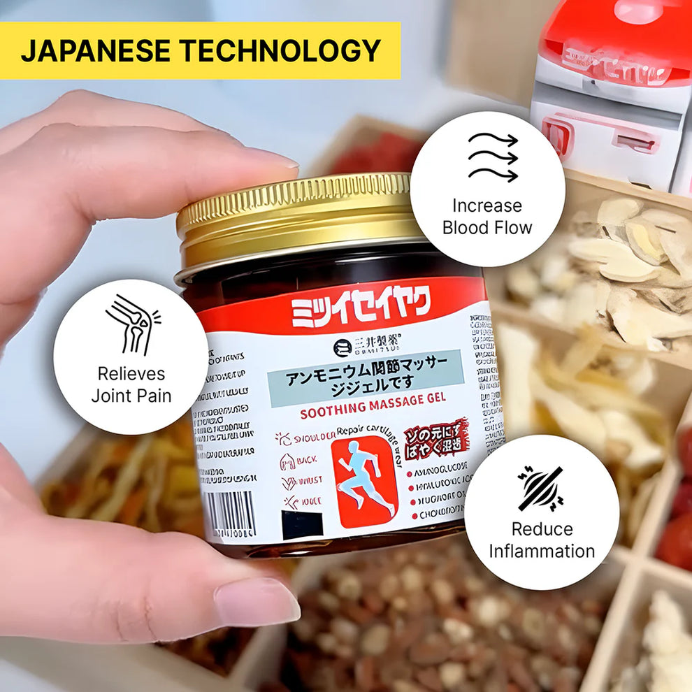 Japanese Herbal Joint & Muscle Relief Gel (Buy 1 Get 1 Free)