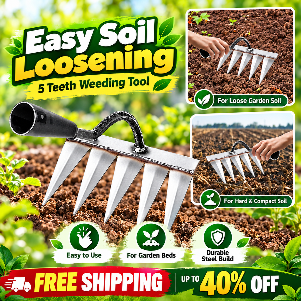 Teeth Carbon Steel Garden Weeding