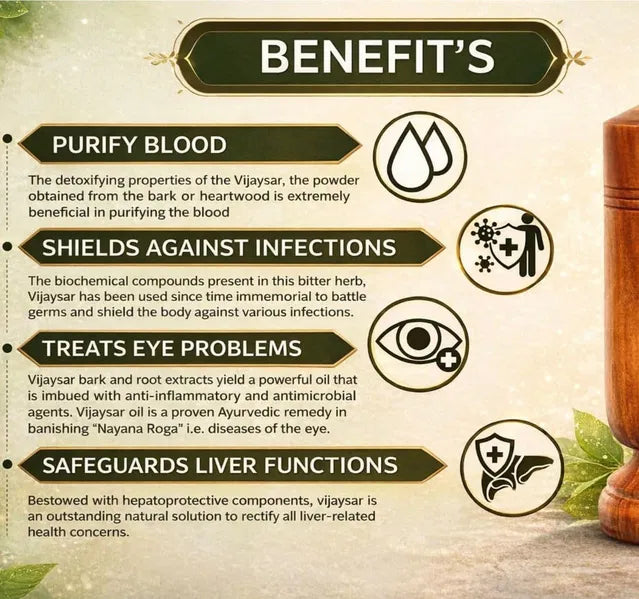 Ayurvedic Vijaysar Wood Glass – Natural Sugar Balance Tumbler 🩺