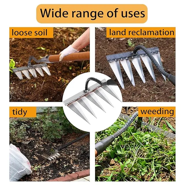 Teeth Carbon Steel Garden Weeding