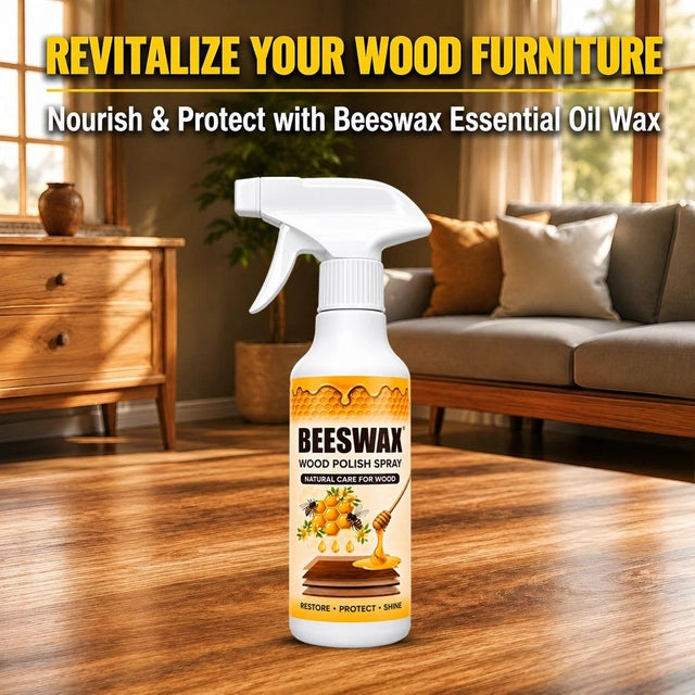 Natural BeeWax Furniture Polish Spray (Pack of 2)
